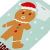 American Greetings Christmas Card Money & Gift Card Holder (Laughter and Love)(Gingerbread man)