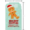 American Greetings Christmas Card Money & Gift Card Holder (Laughter and Love)(Gingerbread man)