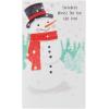 American Greetings Christmas Card Money & Gift Card Holder (Laughter and Love)(Snowman Deep Emboss)