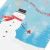 American Greetings Christmas Card (Warmest Wishes To You)(Honeycomb Snowman)