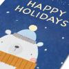 American Greetings Christmas Card (Warmest Wishes To You)(Polar Bear with Braille)