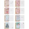 American Greetings Christmas Cards with Envelopes, Trendy Pink Pastel Designs (25-Count)(HOLIDAY XMAS TREND 25 BNDL)