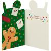American Greetings Christmas Gift Card Holder and Money Holder Card with Envelope for Cash, Gift Cards, or Checks- Designed by Allison Black (Sweet-Filled)(Characters in Coffee)