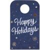 American Greetings Christmas Gift Tags for Wine Bottle, Happy Holidays (6-Count)