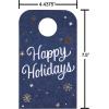 American Greetings Christmas Gift Tags for Wine Bottle, Happy Holidays (6-Count)