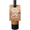 American Greetings Christmas Gift Tags for Wine Bottle, Holly Jolly Christmas (6-Count)