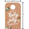 American Greetings Christmas Gift Tags for Wine Bottle, Holly Jolly Christmas (6-Count)