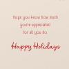 American Greetings Christmas Thank You Card for Healthcare Workers (You’re Appreciated)