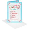 American Greetings Christmas Thank You Cards from Kid, I’m So Lucky Checklist (6-Count)(Christmas Checklist)