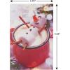 American Greetings Christmas and Holiday Cards Boxed with Envelopes, Photo Pinwheel (20-Count)(Marshmallow Man)
