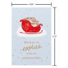 American Greetings Holiday Thank You Card for Delivery Driver or Postal Mail Carrier (First-Class Service)