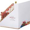 American Greetings Magic Moments Pop Up Christmas Card for Anyone (Festive Forest Critters)(Sharing Christmas With You)