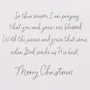 American Greetings Religious Christmas Card (I Thank God for Your Kindness)(Wreath w Icons)