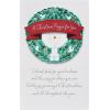 American Greetings Religious Christmas Card (I Thank God for Your Kindness)(Wreath w Icons)