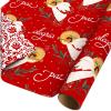 American Greetings 60 sq. ft. Alegria Paz Christmas Wrapping Paper, Florals (1 Roll, 30 in. x 288 in.)(SR3060SQ PR FSC XM LAROSAANGEL)