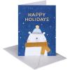 American Greetings Christmas Card (Warmest Wishes To You)(Polar Bear with Braille)