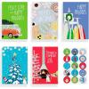 American Greetings Christmas Cards with Envelopes, Happy Holidays (15-Count)(XMAS APT2 TREND CB 15CT)