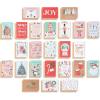 American Greetings Christmas Cards with Envelopes, Trendy Pink Pastel Designs (25-Count)(HOLIDAY XMAS TREND 25 BNDL)