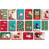 American Greetings Christmas Cards with Envelopes, Trendy Pink Pastel Designs (25-Count)(XMAS CAT CB 15CT)