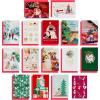 American Greetings Christmas Cards with Envelopes, Trendy Pink Pastel Designs (25-Count)(XMAS DOG CB 15CT)