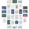 American Greetings Christmas Cards with Envelopes, Wintery Christmas Designed by Turnowsky (30-Count)(TNWSKY Holiday XMAS 30 BNDL)