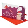 American Greetings Christmas Gift Card Holder and Money Holder Card with Envelope for Cash, Gift Cards, or Checks- Designed by Allison Black (Sweet-Filled)(Mailbox Slider w Puppy)