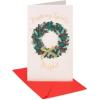 American Greetings Christmas Gift Card Holder and Money Holder Card with Envelope for Cash, Gift Cards, or Checks (You’re Amazing)(Wreath w Bow)