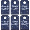 American Greetings Christmas Gift Tags for Wine Bottle, Happy Holidays (6-Count)