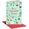 American Greetings Christmas Thank You Cards for Teachers, School is Sweeter (6-Count)(Teacher Icons)