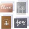 American Greetings Christmas and Holiday Cards Boxed with Envelopes, Metallic Medley (20-Count)(METALLIC MEDLEY PINWHEEL)