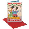 American Greetings Disney Christmas Card (All The Magic)(Mickey Mouse  Santa’s Nice List)