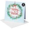 American Greetings Gift Card Holder Holiday Cards, Treat Yourself (6-Count)(Christmas Wreath GCH)