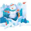 American Greetings Magic Moments Pop Up Christmas Card for Anyone (Festive Forest Critters)(Holidays All Year Long)