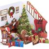 American Greetings Magic Moments Pop Up Christmas Card for Anyone (Festive Forest Critters)(Sharing Christmas With You)