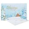 American Greetings Religious Christmas Cards Boxed with Envelopes, Year of Good Cheer (14-Count)(DELUXE CABIN IN WOODS 14CT)