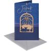 American Greetings Religious Pop Up Christmas Card, Nativity Scene (God Bless You)(Manger Ornament Keepsake)