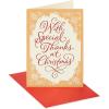 American Greetings Traditional Thank You Christmas Card for Anyone (So Grateful)(Multicolored)