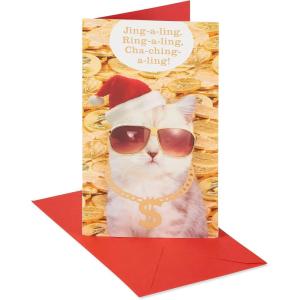 American Greetings Cat Christmas Card (How Much I Love You)(Merry Christmas)
