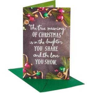 American Greetings Christmas Card (Special To Me)(True Meaning Christmas Card)