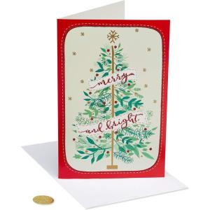 American Greetings Christmas Cards Boxed with Envelopes, Christmas Tree (12-Count)(Christmas Tree)