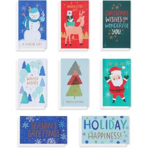 American Greetings Christmas Cards with Envelopes, Money Gift Card Holder, Holiday Bundle – Designed by Kathy Davis (16-Count)(KD HOLIDAY MGCH BNDL 16 CT)