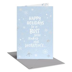American Greetings Christmas Thank You Card for Boss from Employee (Such A Great Place)