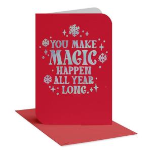 American Greetings Christmas Thank you Card for Beautician (Thanks For Being So Good)