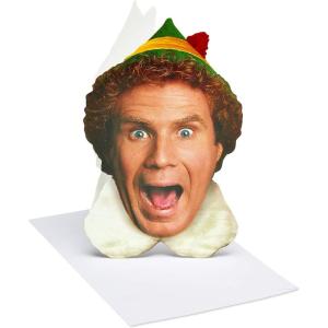 American Greetings Christmas and Holiday Cards Boxed with Envelopes, Photo Pinwheel (20-Count)(Buddy the Elf)