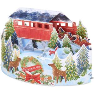 American Greetings Magic Moments Pop Up Holiday Card – Designed by Jacquie Lawson (Season’s Greetings)(From the Heart)