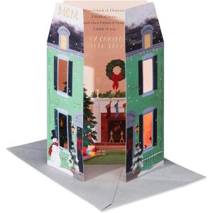 American Greetings Pop Up Christmas Card for Mom (Season with Joy)(Christmas House)