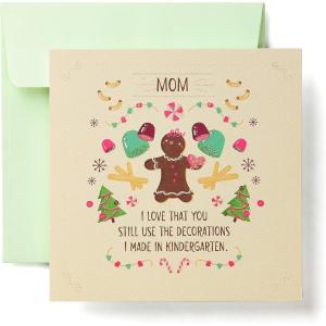 American Greetings Pop Up Christmas Card for Mom (Season with Joy)(Happy to Be Home)