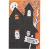 American Greetings Halloween Cards for Kids, Bag Full of Candy (6-Count)(Haunted House with Stickers)