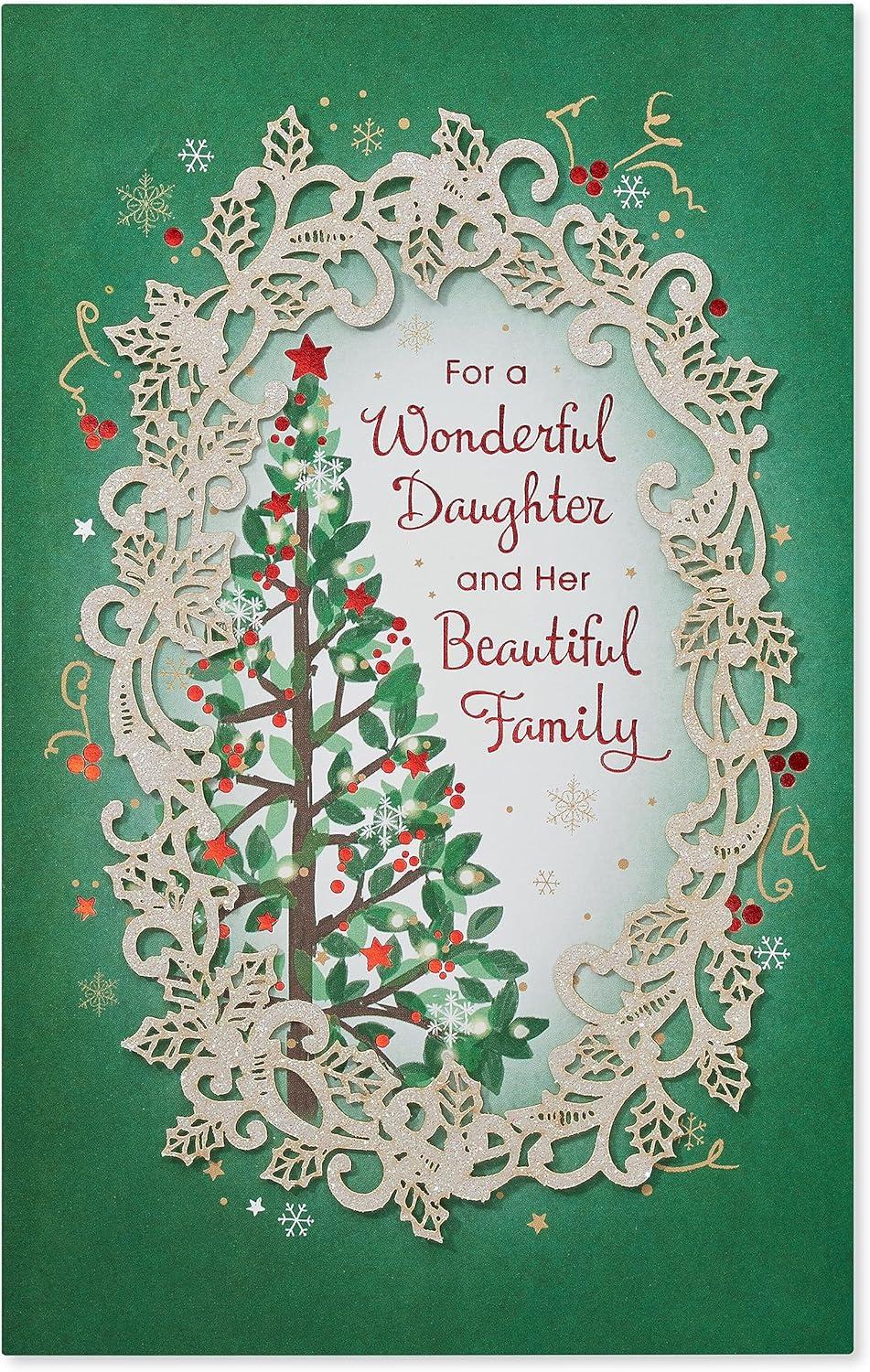 imageAmerican Greetings Christmas Card for Daughter and Family Youre AppreciatedSo Many Reasons Youre Appreciated