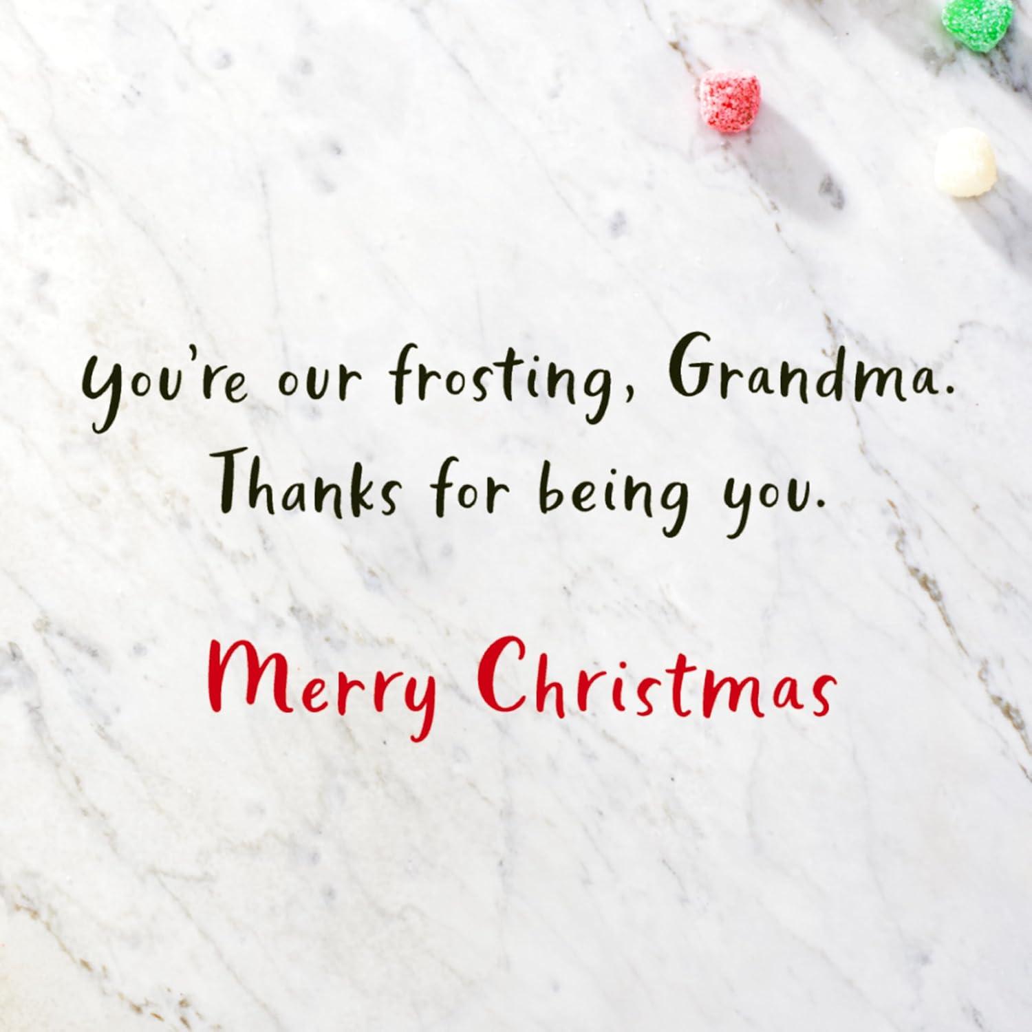 imageAmerican Greetings Christmas Card for Grandma We Always Have FunGingerbread Dough Photo